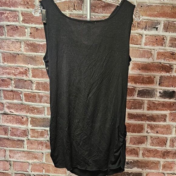 Women's BOGARI Flutter Scoop Silk Top Large - Picture 7 of 7